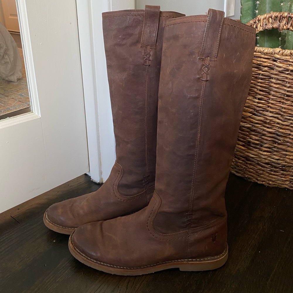 FRYE Leather Tall Boots